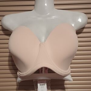 DELIMIRA Elegant Strapless Bra in Cream Peach
